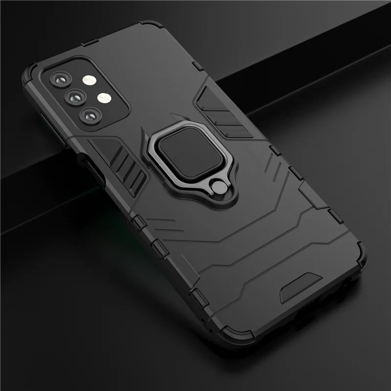 

For Samsung Galaxy A32 Case Cover M51 A21S M31S A01 A51 A71 A31 M21 Case Magnet Ring Holder Armor Phone Bumper Case Samsung A12