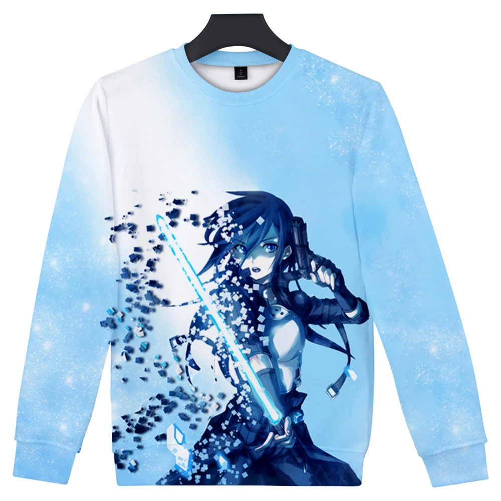 Футболка Мужская/женская с круглым вырезом длинным рукавом и 3d-изображением меча