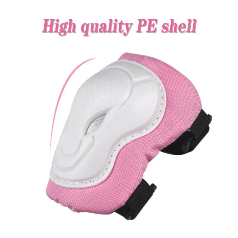 

2021 7pcs/Set Kids Sports Protective Gear Roller Skating Skateboard Elbow Knee Pads Wrist Protective Safety Guard Helmet