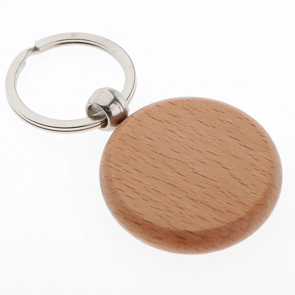 5 пустых деревянных брелоков Diy Деревянные Брелоки для ключей брелоки ювелирных