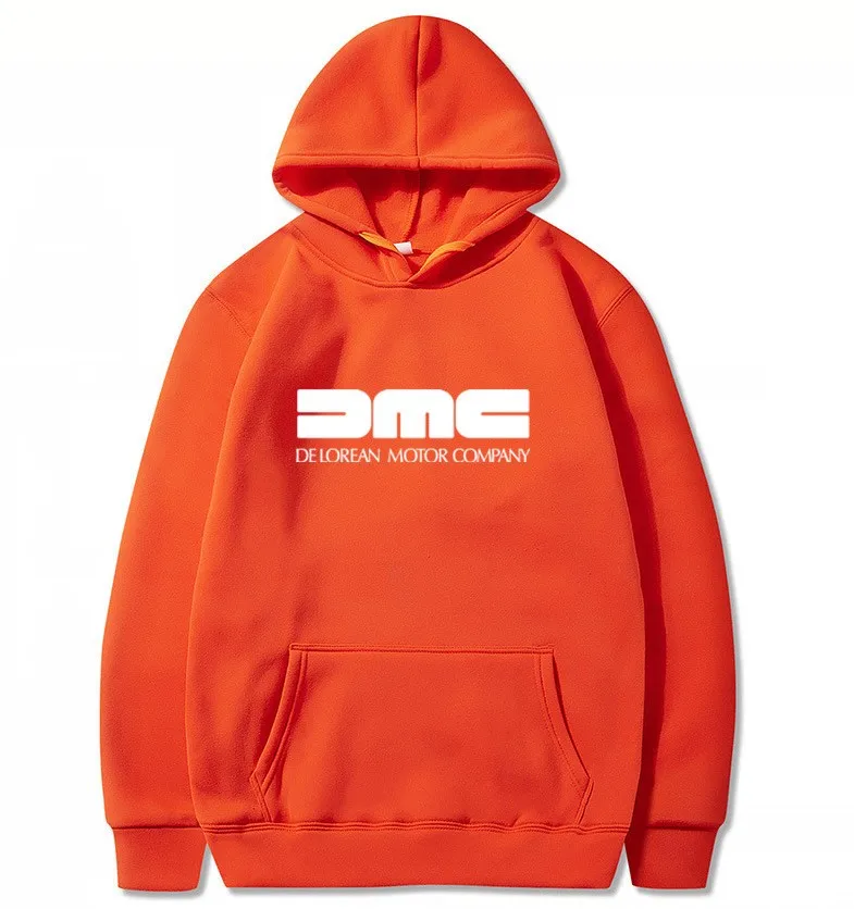 Толстовка DMC DeLorean Назад в будущее модные брендовые мужские толстовки