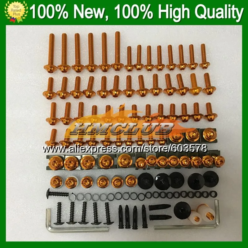 

Fairing bolts full screw kit For YAMAHA T-MAX500 08 09 10 11 TMAX500 T MAX500 2008 2009 2010 2011 CL59 Nuts bolt screws Nut