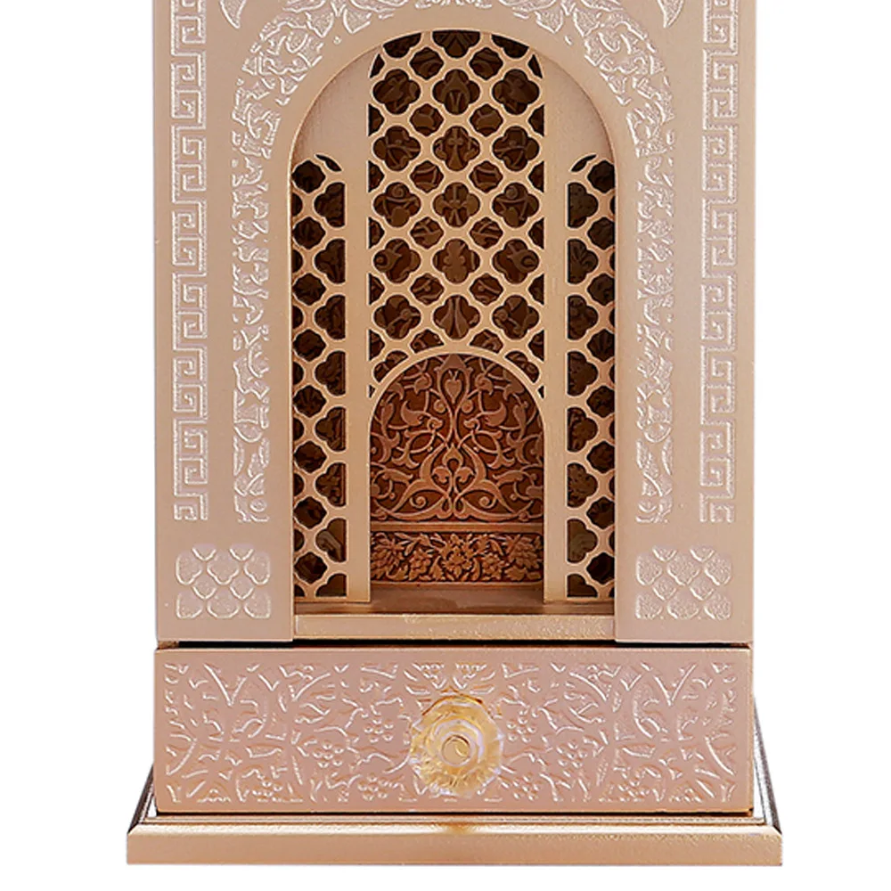

Ramadan Incense Burner Middle East Arab Decoration Crafts Aroma Burner Wooden without shipping 4.29