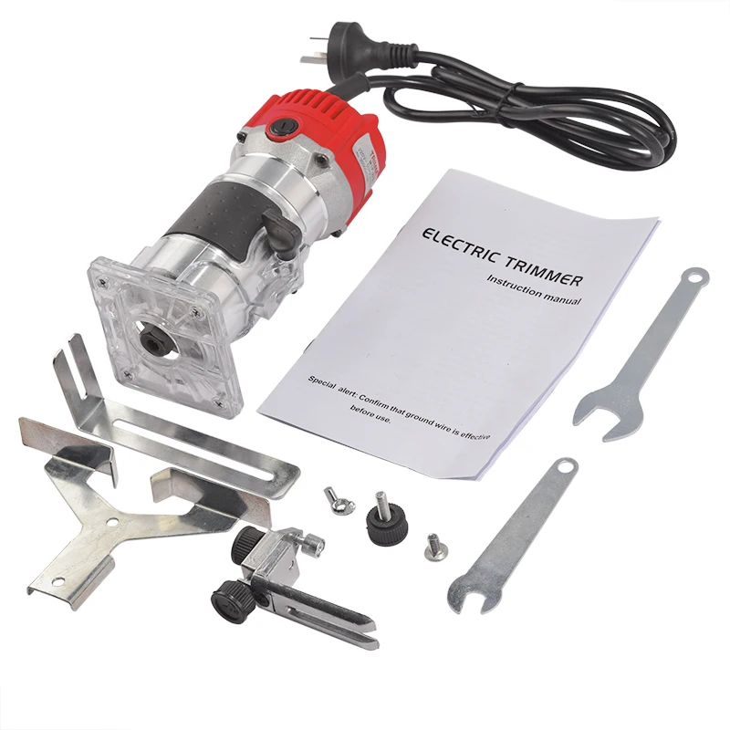 

220V 800W Electric Trimmer Woodworking Hand Router Tools for Carpentry 30000rpm Wood Milling Engraving Slotting Trimming Machine