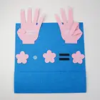 Детские игрушки Монтессори, фетровые игрушки ручной работы, детские игрушки с подсчетом, Раннее Обучение для малышей, умное устройство S6m9