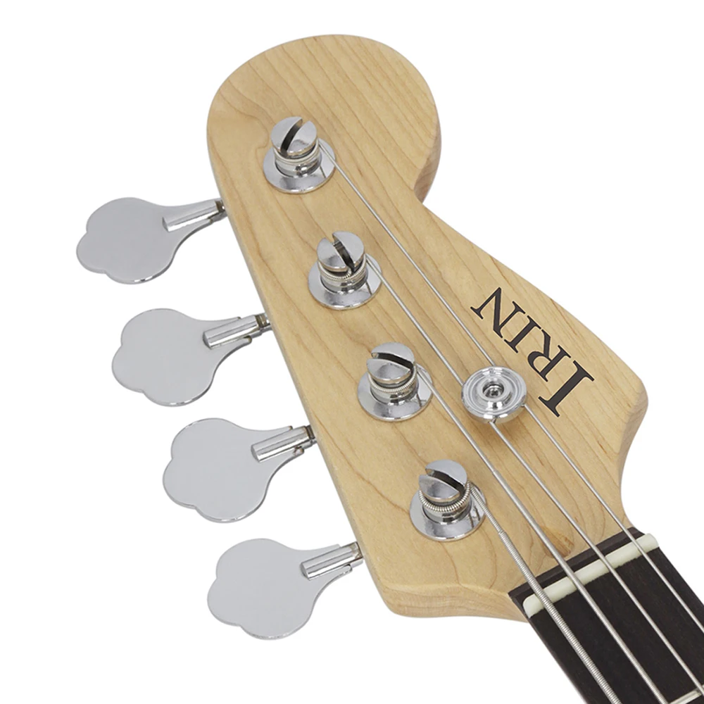 Профессиональная 4-струнная электрическая бас-гитара красные 20 ладов Сапеле