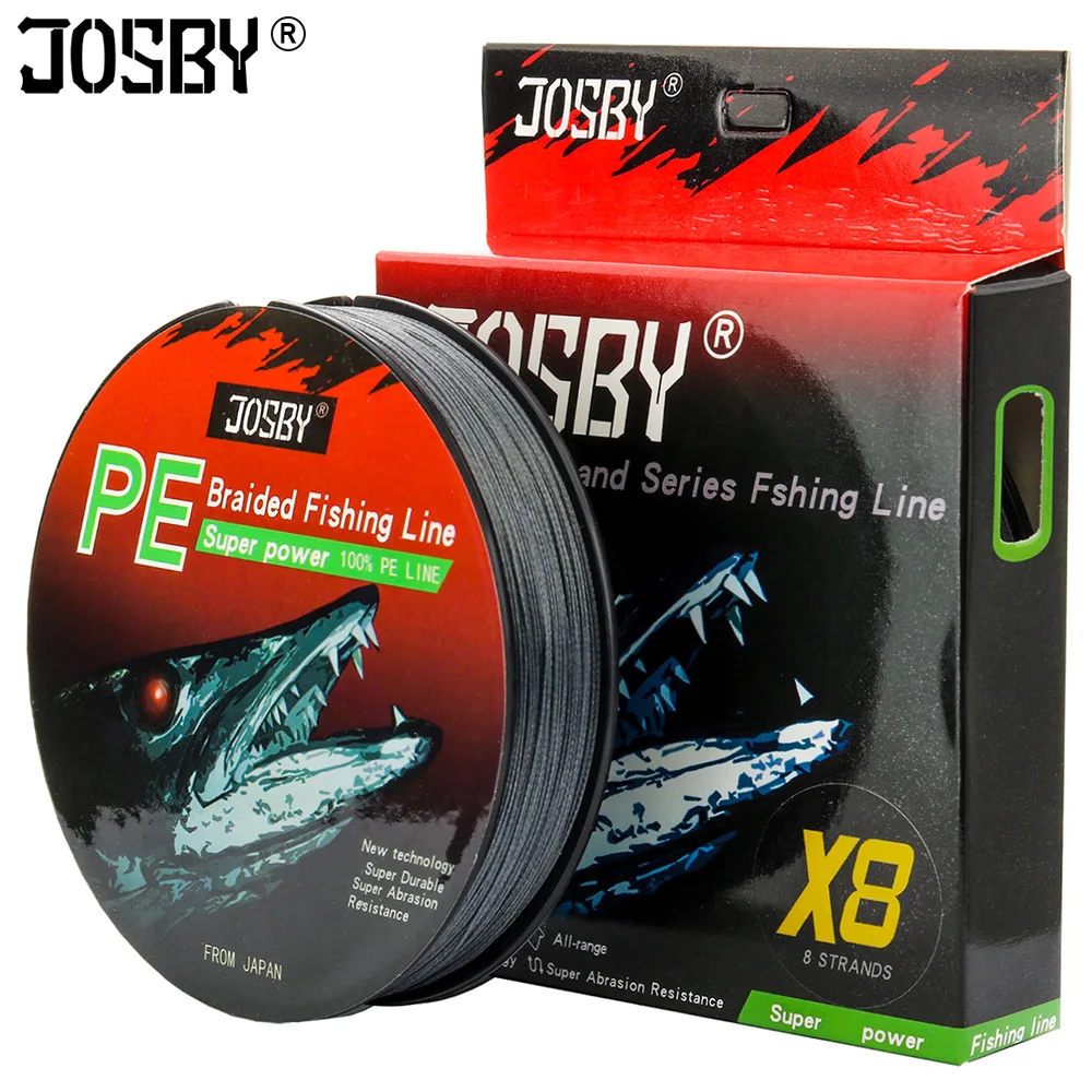 

JOSBY Pesca 8 Strand Everything For Fly Cord Monofilament Carp Braided Reel For Winding Fishing Line Pe 100M 200M 300M 1000M