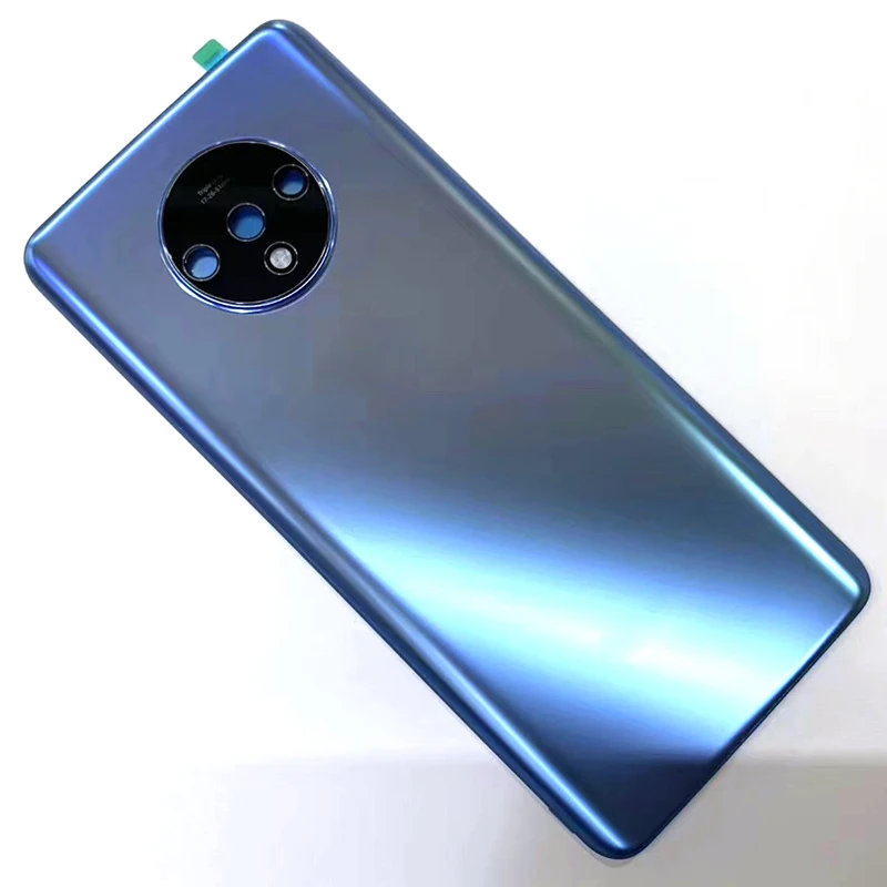 M& Sen для 6,5" OnePlus 7 T Oneplus 7 T стеклянный чехол для задней крышки батареи корпус+ рамка для камеры+ объектив+ вспышка+ клейкая наклейка