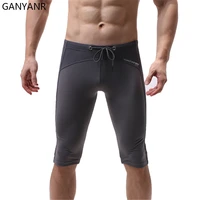 ganyanr running tights men compression shorts leggings gym sportswear fitness basketball sport legging jogging training exercise