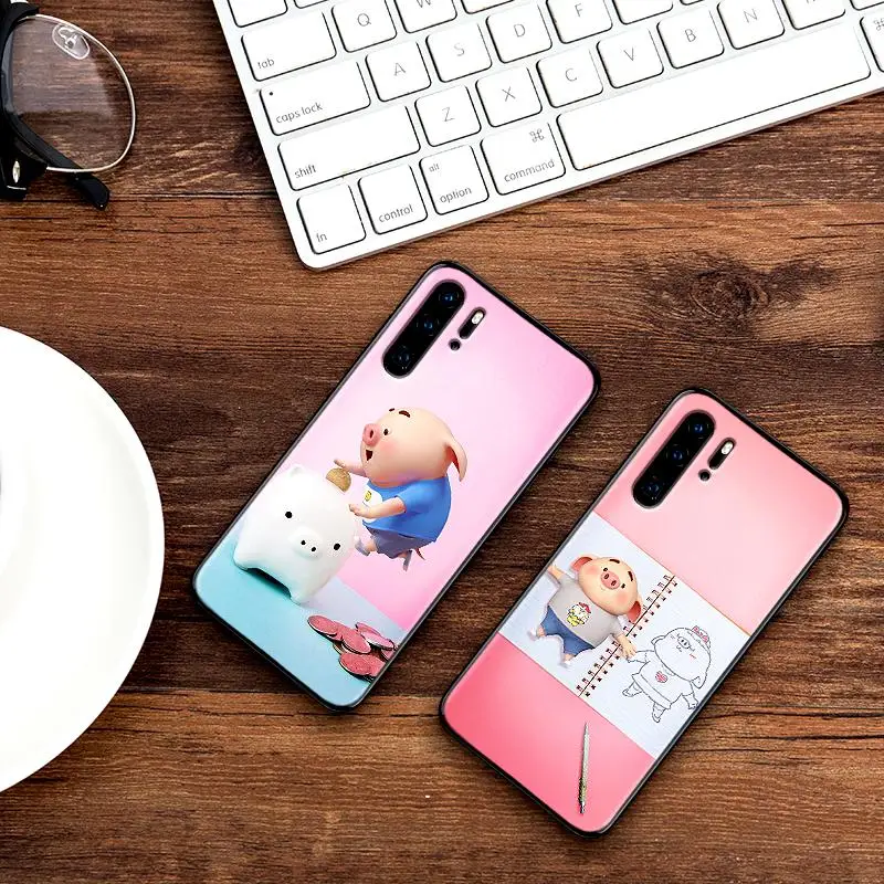 New 3D pig Case For Huawei P8 P9 Mini P10 P20 2019 P30 LITE for P Smart Z 2018 Pro Coque Funda | Мобильные телефоны и