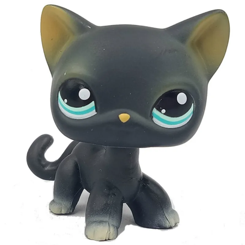 Лпс стоячки кошки собаки игрушки Lps кошка старый pet shop игрушка маленькая короткая шерсть котенок Гималайский котенок husky собака Спаниель колли great dane редкая коллекция фигурок - Цвет: 994