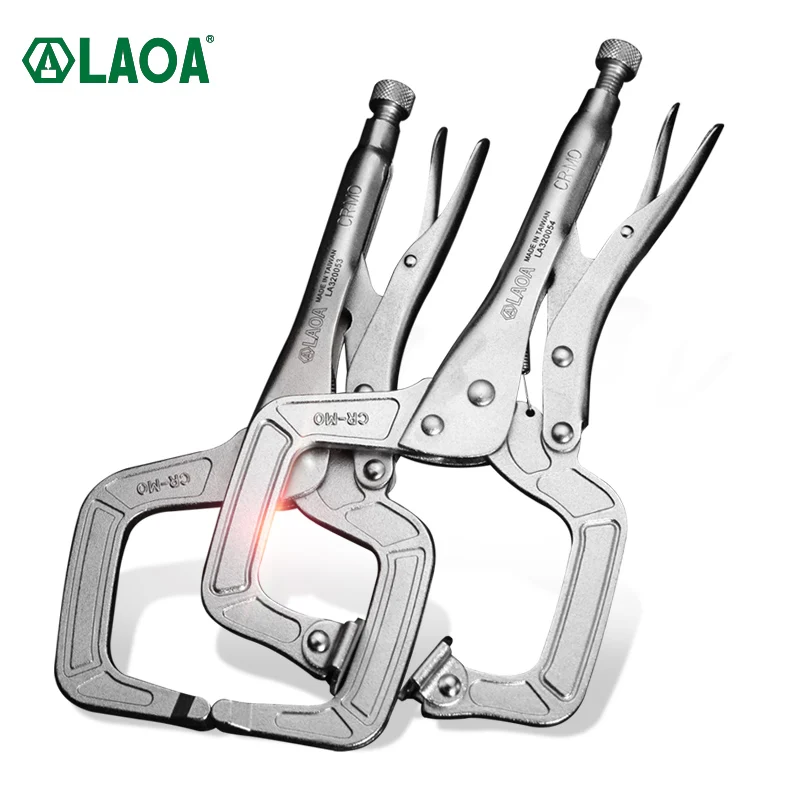 LAOA C Type Vigorous Pliers Rotary Presser Foot Vigorous Pliers Large-opening Multi-function Clamp Plank Woodworking Fixing Tool