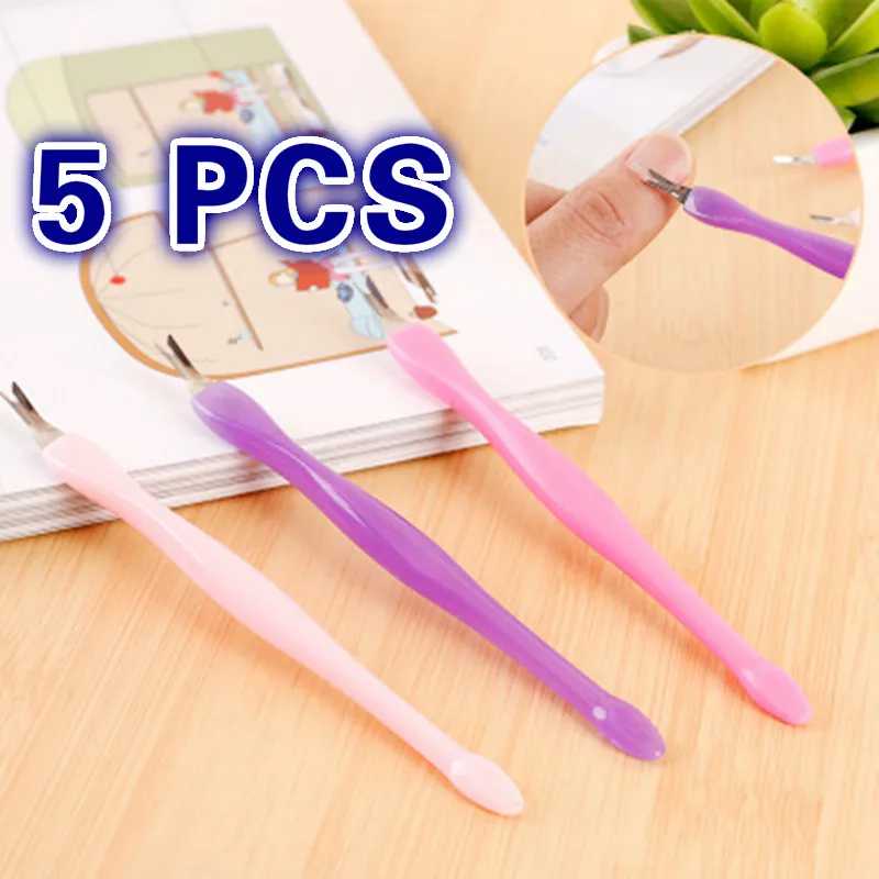 Вилочка для маникюра кутикулы Инструмент из нержавеющей стали художественный