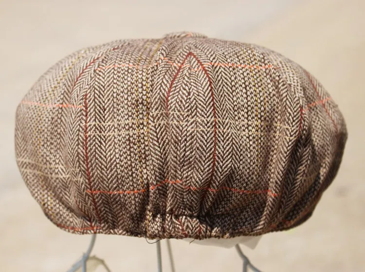 2019 новый тренд Ретро головной убор 8 панелей Кепка модная повседневная