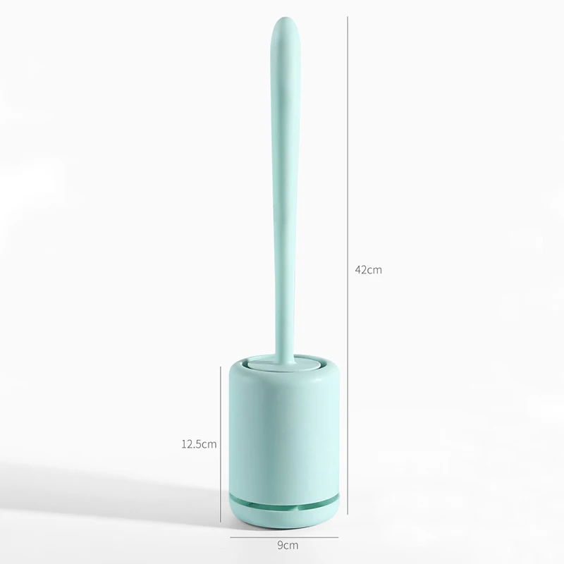 

Toilet Brush Quick Draining Clean Tool Wall-Mount Rubber Head Brush Floor-Standing Cleaning Brush Kitchen Bathroom Accessories