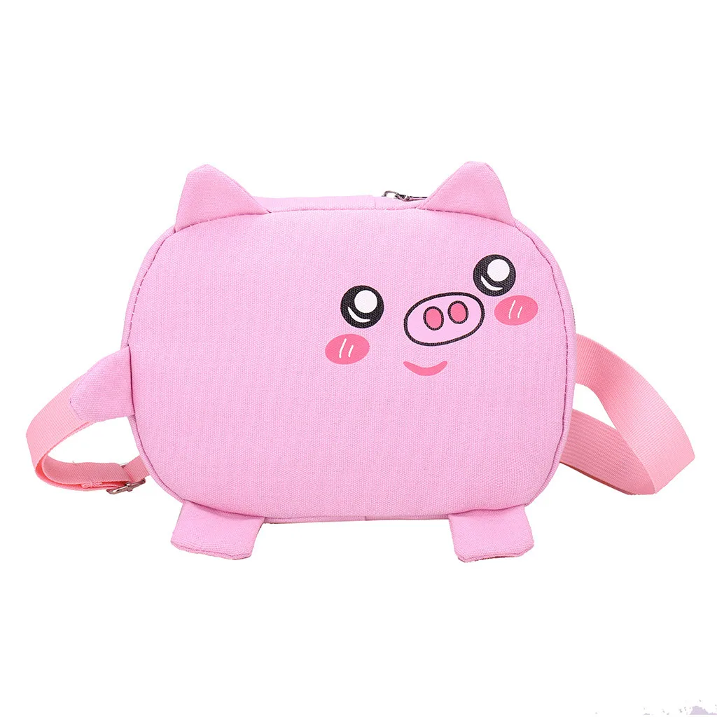 Мини-сумка для девочек с милым поросенком через плечо женская маленькая сумка