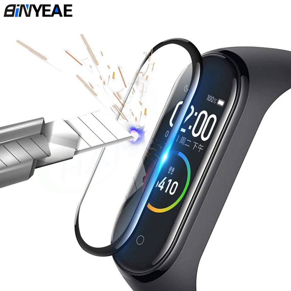 Защитная пленка для экрана Xiaomi Mi Band 4 полноэкранная смарт часов