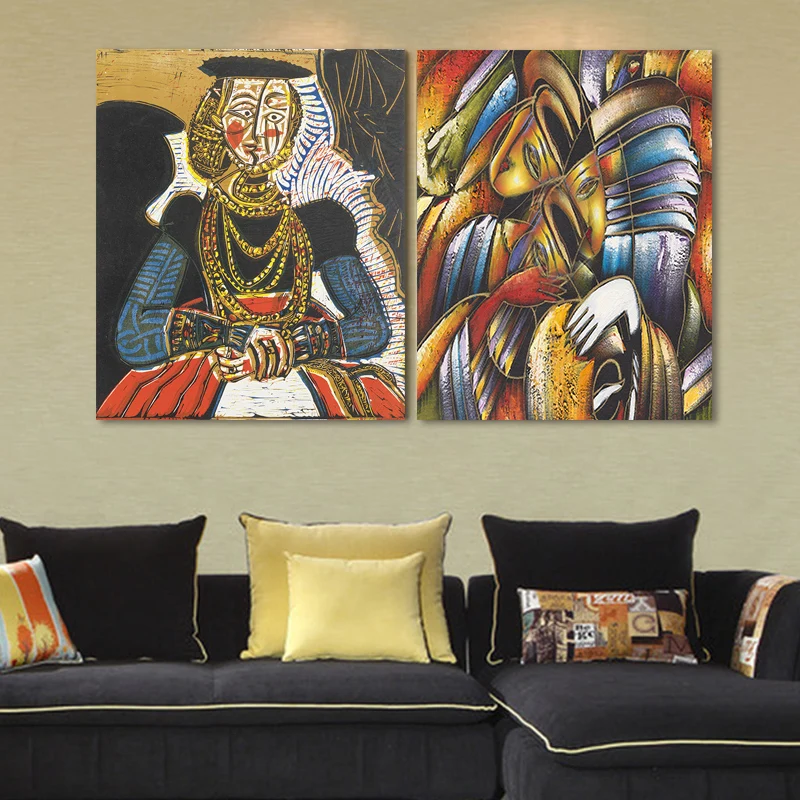 Diy Цифровая живопись искусство Пикассо картина абстрактная ручная роспись