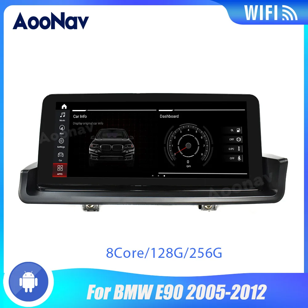 

Автомагнитола 2 Din для BMW E90 2005-2012, правый пептид с ручкой, Android 11, сенсорный экран, GPS-навигация, Авторадио, мультимедийный плеер