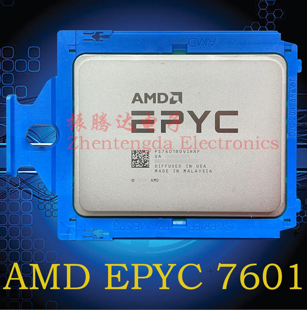 Процессор AMD EPYC 7601 PS7601BDVIHAF 32 ядра 64 потока 2 ГГц SP3 серверный процессор |