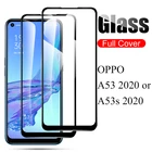 Закаленное стекло для OPPO A53, A53s, 2020, a, 53 s, 53 s, opo a53 s, 2 шт.