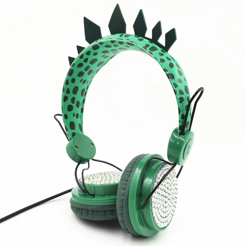 Самый лучший подарок для детей с милым динозавром дети проводных наушников С