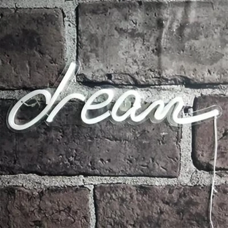 Креативная неоновая вывеска мечты Неоновые Настенные светильники для пивной