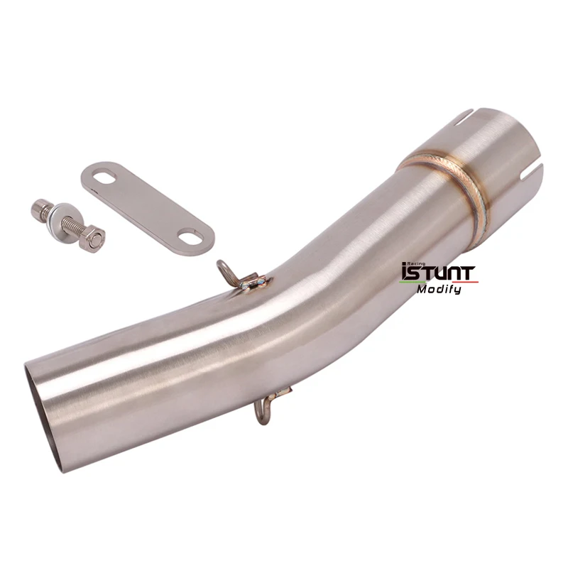 

Motorcycle Exhaust Escape Modified Stainless Steel Middle Link Pipe Slip On For BMW R1200GS ADV r1200 gs adventure 2004 - 2009