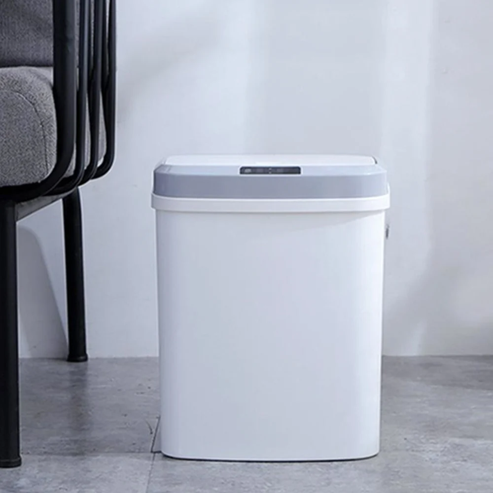 Индукционный мусорный ящик умный бак автоматический креативный 15л 3 цвета