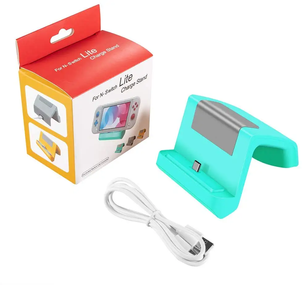 Портативное зарядное устройство для Nintendo Switch Lite док станция мини игр USB подставка