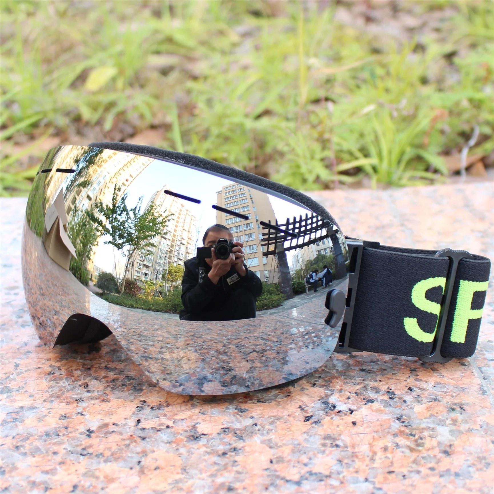 Лыжные очки слой UV400 анти туман большая Лыжная маска для катания на лыжах как