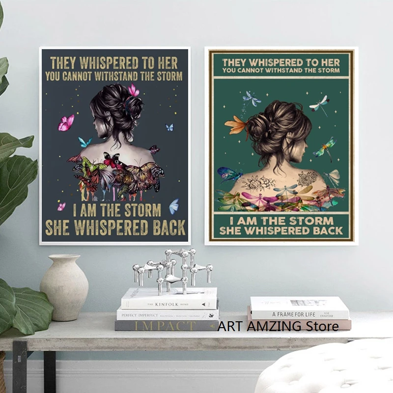 Сильные женские вдохновляющие художественные принты с цитатами подарок для