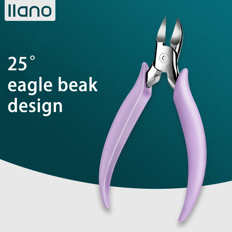 

LLANO Nail Clippers Stainless Toenail Clippers Trimmer Ingrown Pedicure nail clippers for thick nails Paronychia
