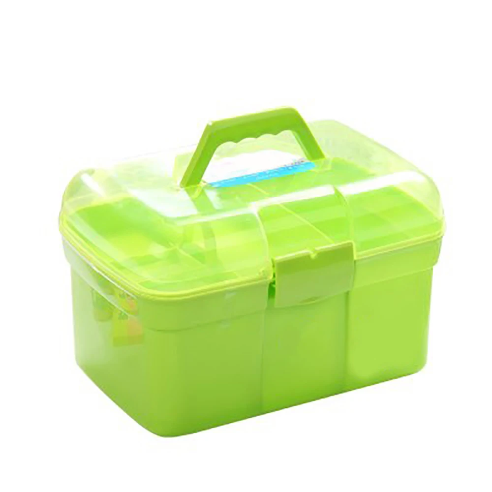 Ручная коробка для макияжа Настольная стандартная пластиковый органайзер