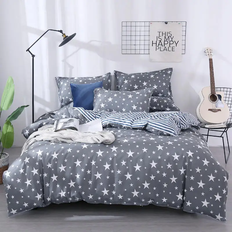 

30 3 PCS Bedding Set King Duvet Cover/ Quilt Cover/comforter Cover + 2 Pillowcase Bed Cover Size 150*200/180*220/200*230/220*240