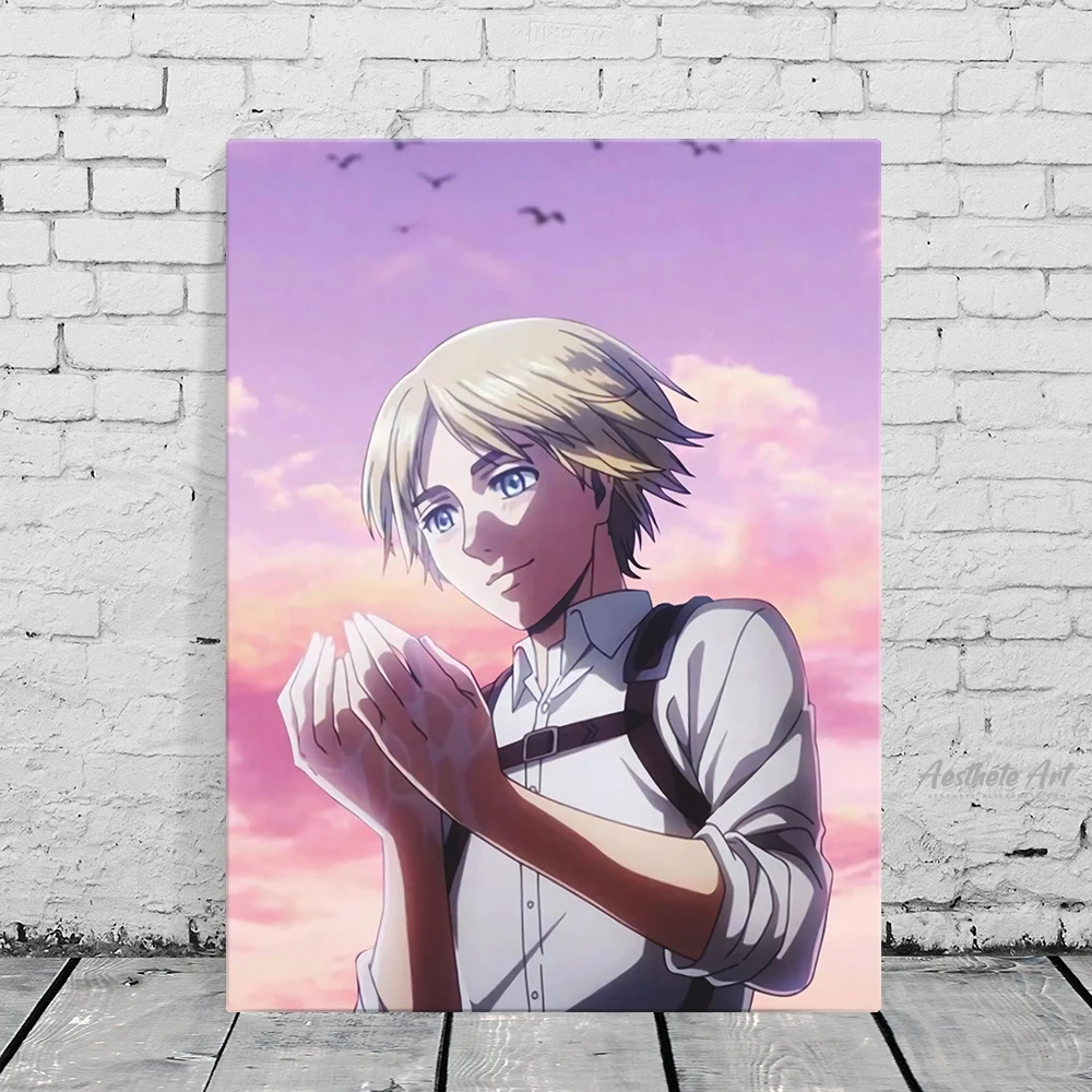 

Атака на Титанов Armin Arlert, аниме, домашний декор, холст, живопись, Настенная картина, украшение гостиной, художественный плакат, печать