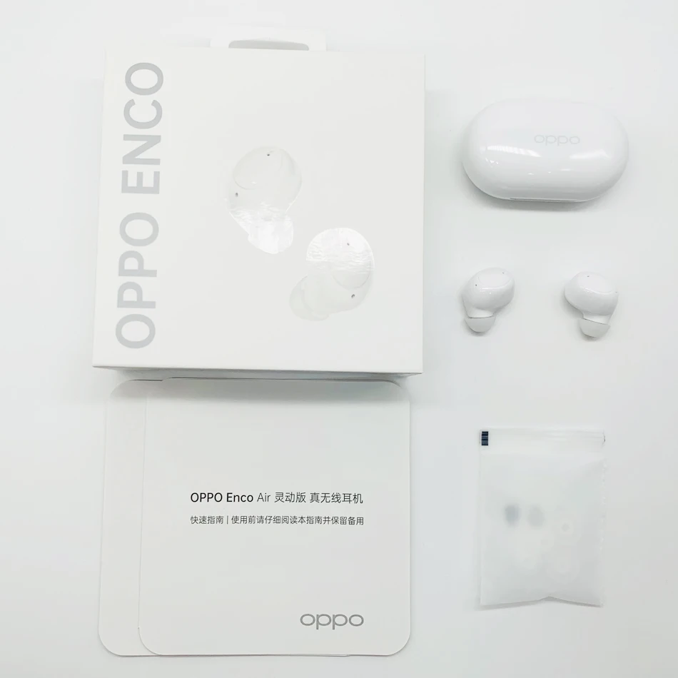 OPPO ENCO Buds TWS Earphone Wireless Bluetooth 5.2 Earbuds AI Noise Cancellation IP54 Water Resistant For Reno 4 PRO | Электроника