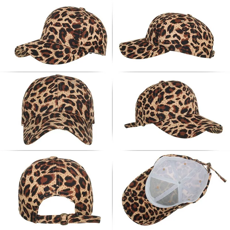 

Spring And Summer Leopard Hats Sports And Leisure Baseball Cap Sun Hat Men And Women Hats