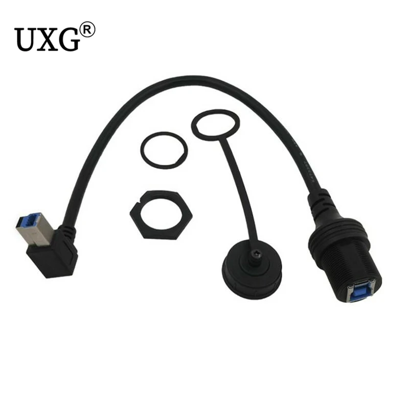 Waterproof USB3.0 BMBF printing male to female AUX embedded panel installation extension cable Printers, scanners, VOIP devices
