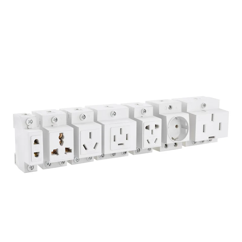 CHYT AC30 EU и AU Тип 35 мм Din рейка крепление AC 250V 10A-16A 2/3/ Pin Разъем модульный разъем |