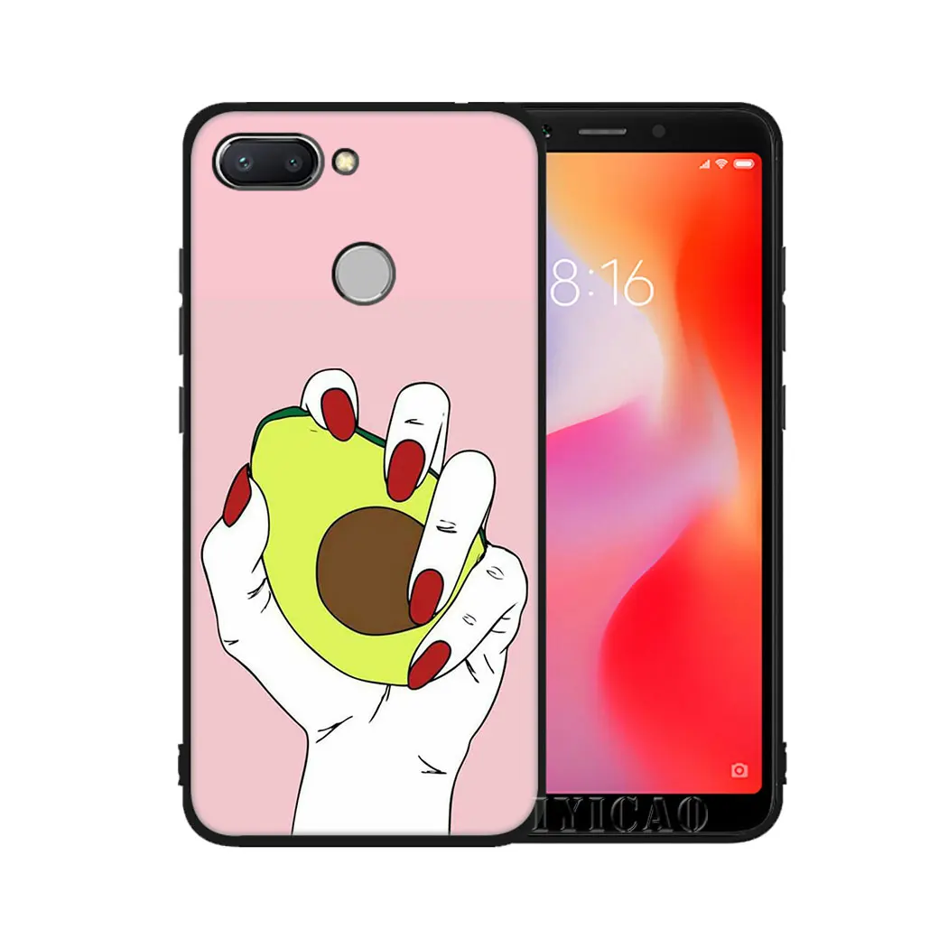 IYICAO Fnny авокадо мягкий чехол для Xiaomi Redmi 4A 4X 5A 5 Plus K20 6 Pro 6A 7A 8A 7 S2 Go телефона |