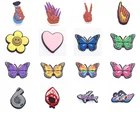 1 шт., украшение для обуви в виде бабочки