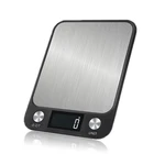 Многофункциональные цифровые кухонные весы, приборы для приготовления пищи из нержавеющей стали, безмен с ЖК-дисплеем, 10 кг, 5 кг1 г, для взвешивания пищевых продуктов