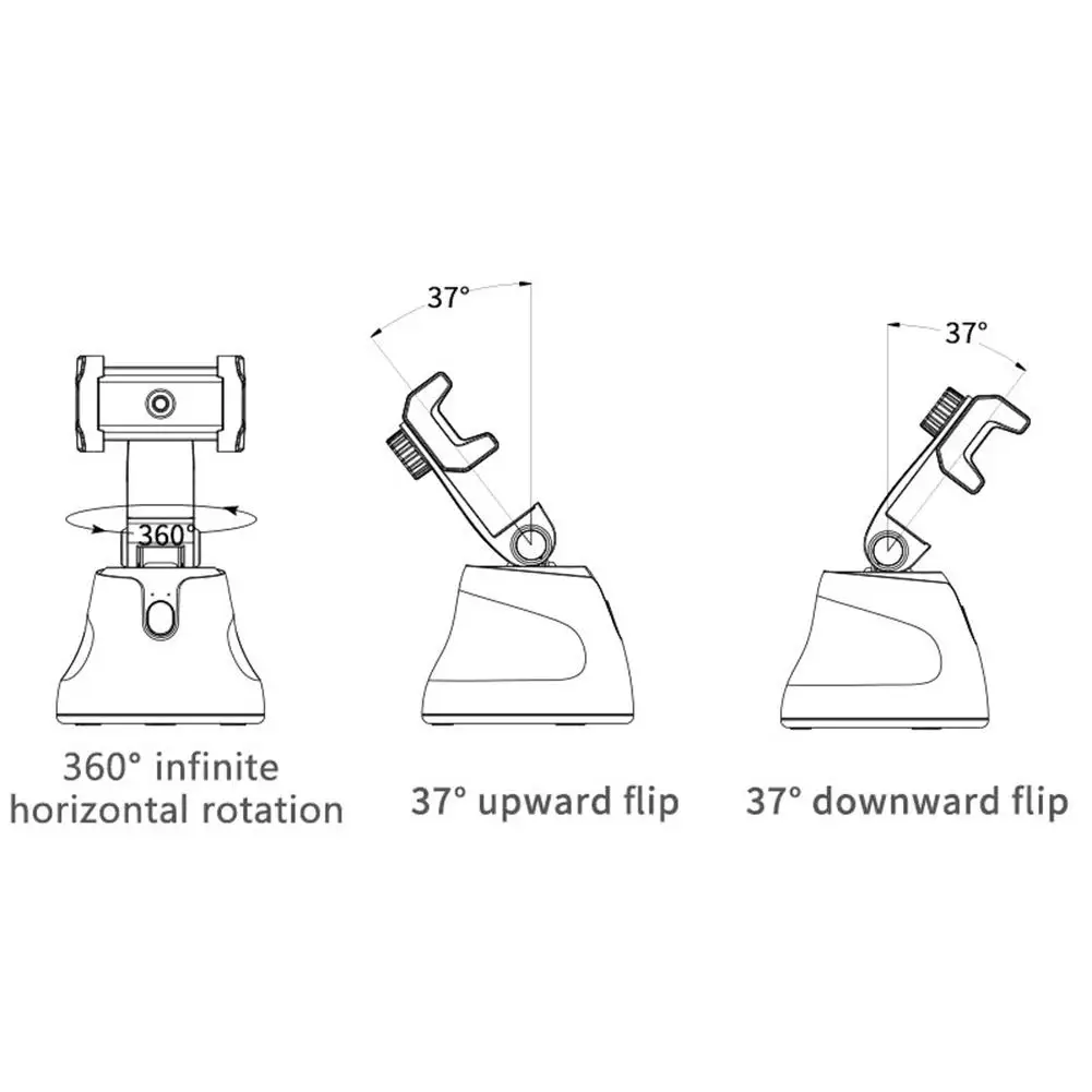 

Smartphone Holder Mount 360 Rotating Multifunctional Phone Clamp Adapter for 56-100MM Mobile Phones