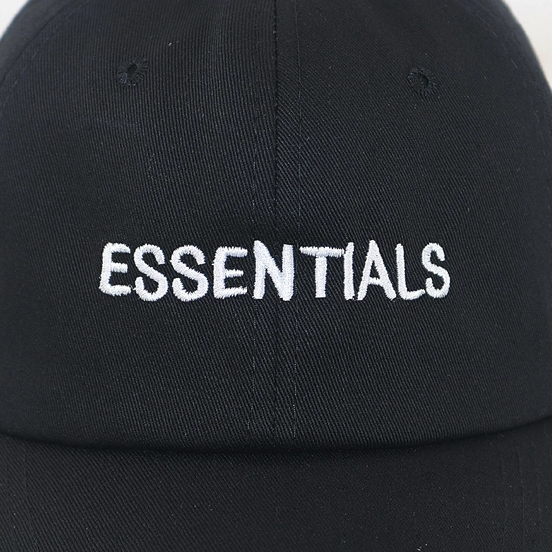 

2020 Best Version Fog ESSENTIALS embroidery baseball cap cotton adjustable black essentials hip hop dad hats new snapback hat