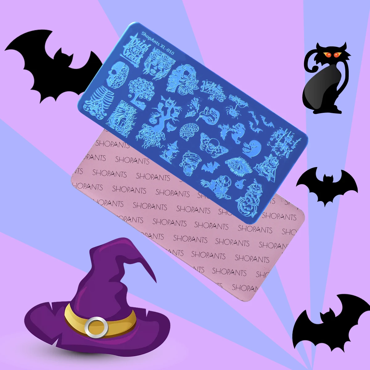 

SHOPANTS 1 Pc Nail Art Stamp Stamping Image Plate 6*12cm Stainless Steel Nail Template Manicure Stencil Tools