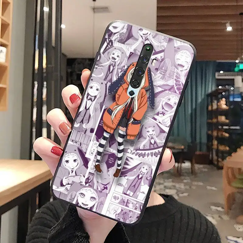 Мультяшный Runa kakegurui чехол для телефона Oppo A5 A9 2020 Reno2 z Renoace 3pro A73S A71 F11 | Мобильные