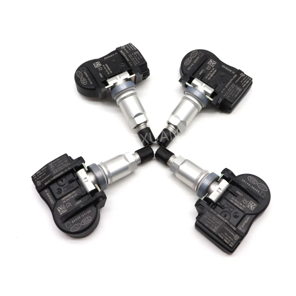 XUAN 4 шт. TPMS датчик давления в шинах 52933-D4100 для hyundai ELANTRA I30 FASTBACK KIA OPTIMA NIRO Sorento