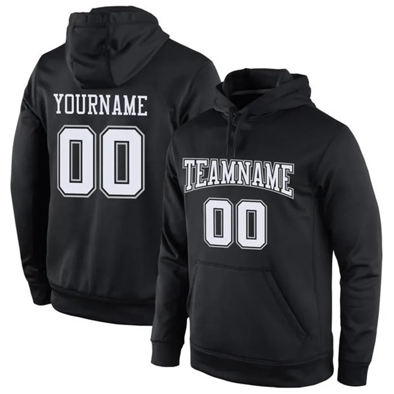 

Custom Stitched Team Name/Number Sports Pullover Sweatshirt Hoodie Produce Your Own Long Sleeve Sportswear for Male/Lady/Kids
