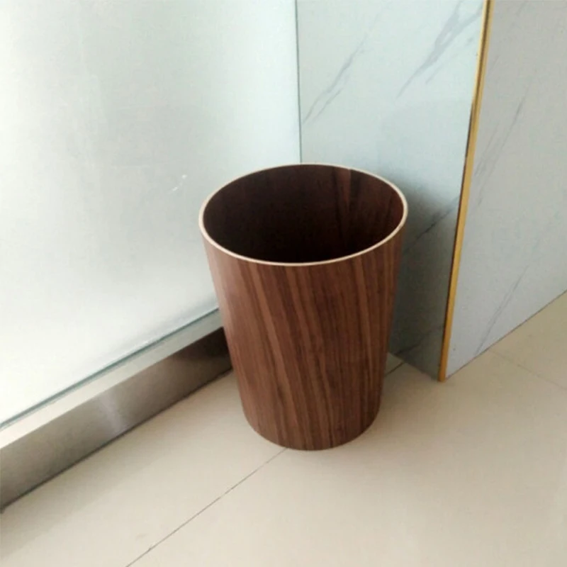 Living room home storage bucket Gym wooden trash can office fitness centre Art gallery store restaurant paper basket garbage bin | Дом и сад